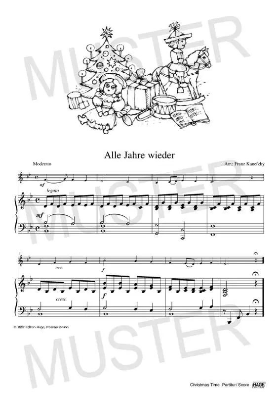 Bild: 4026929911551 | Christmas Time für Klarinette und Klavier / Clarinet and Piano | Buch