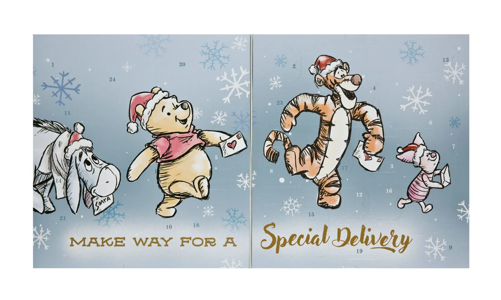 Bild: 4043946331551 | Adventskalender Teens Winnie the Pooh | Kalender | Deutsch
