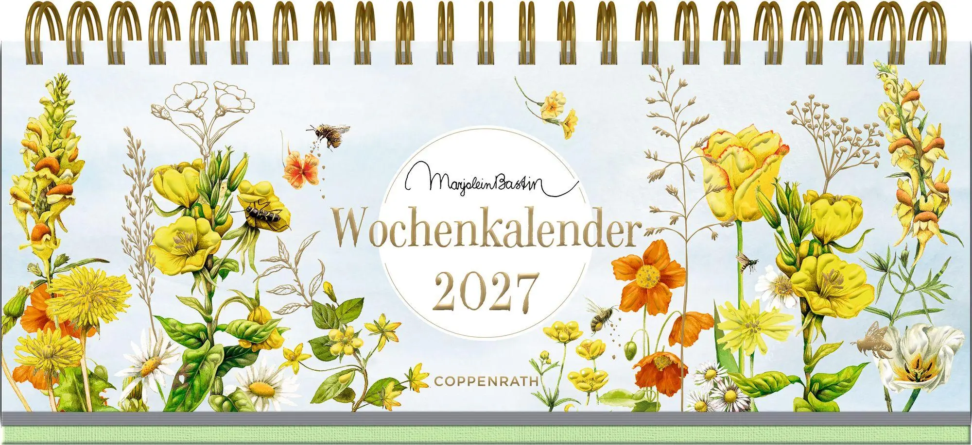 Cover: 4050003971551 | Wochenkalender 2027 - gelb | Marjolein Bastin | Kalender | 120 S.