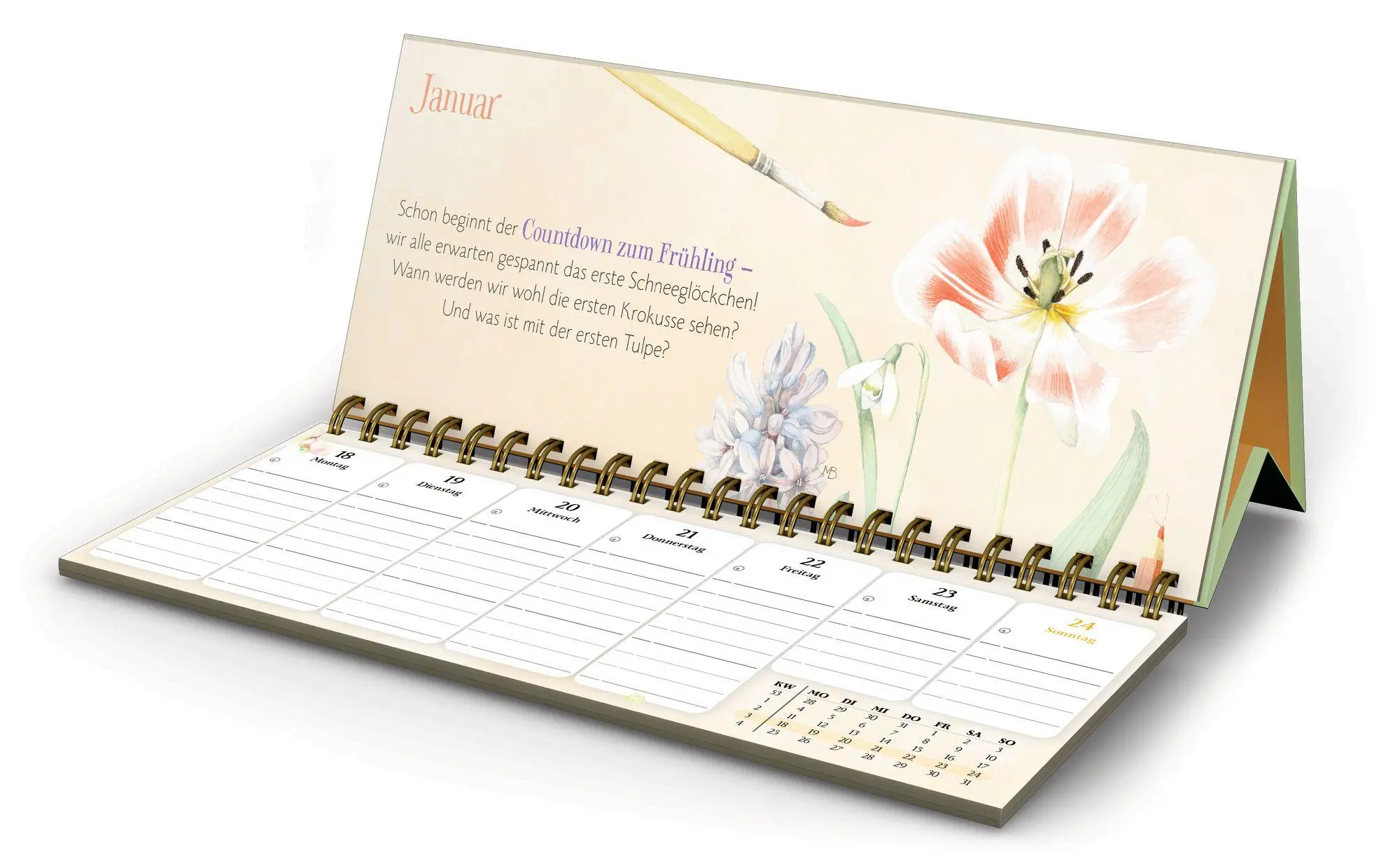 Bild: 4050003971551 | Wochenkalender 2027 - gelb | Marjolein Bastin | Kalender | 120 S.