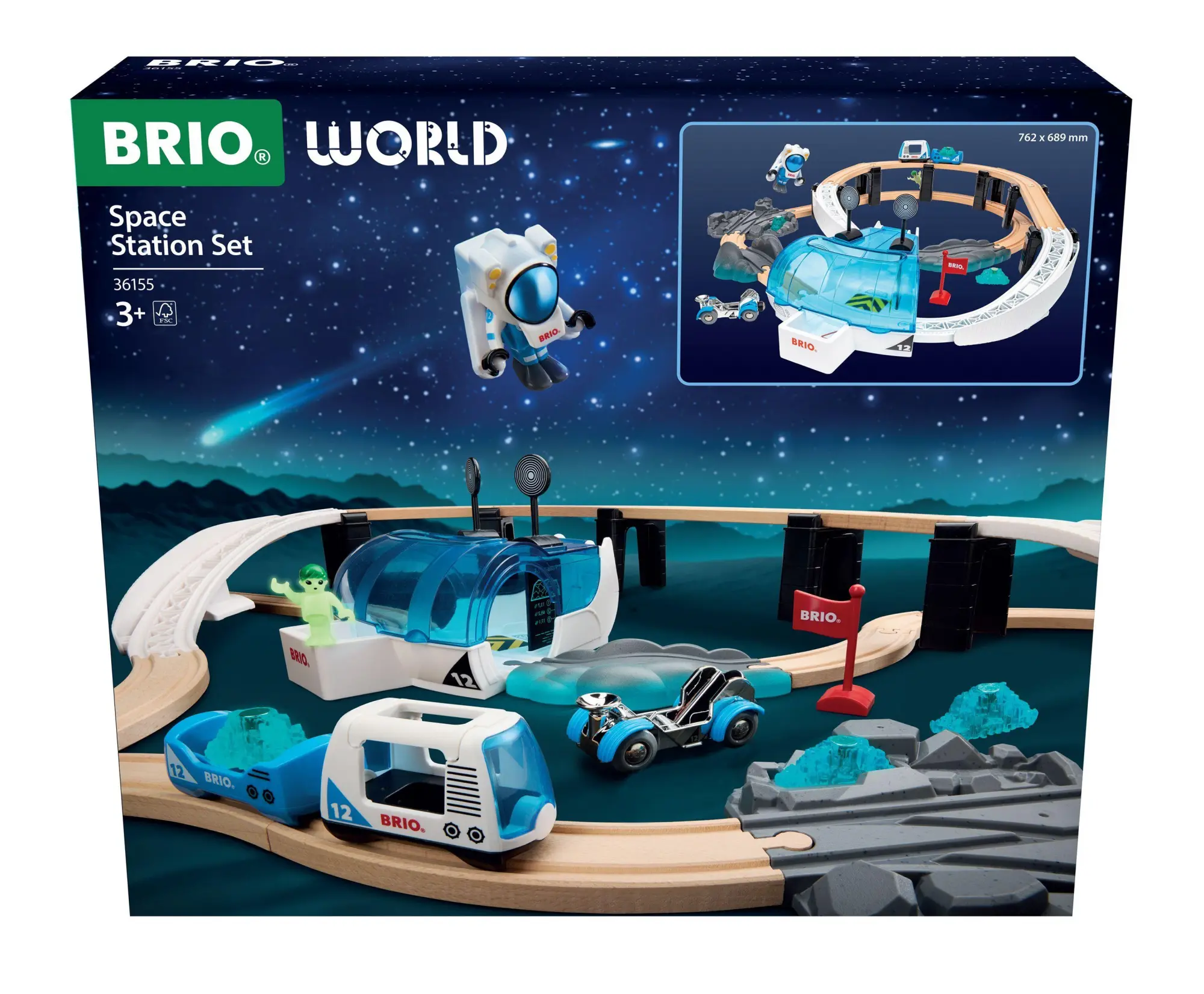 Cover: 7312350361551 | BRIO World - 36155 Großes Weltraumstations-Set - großes...