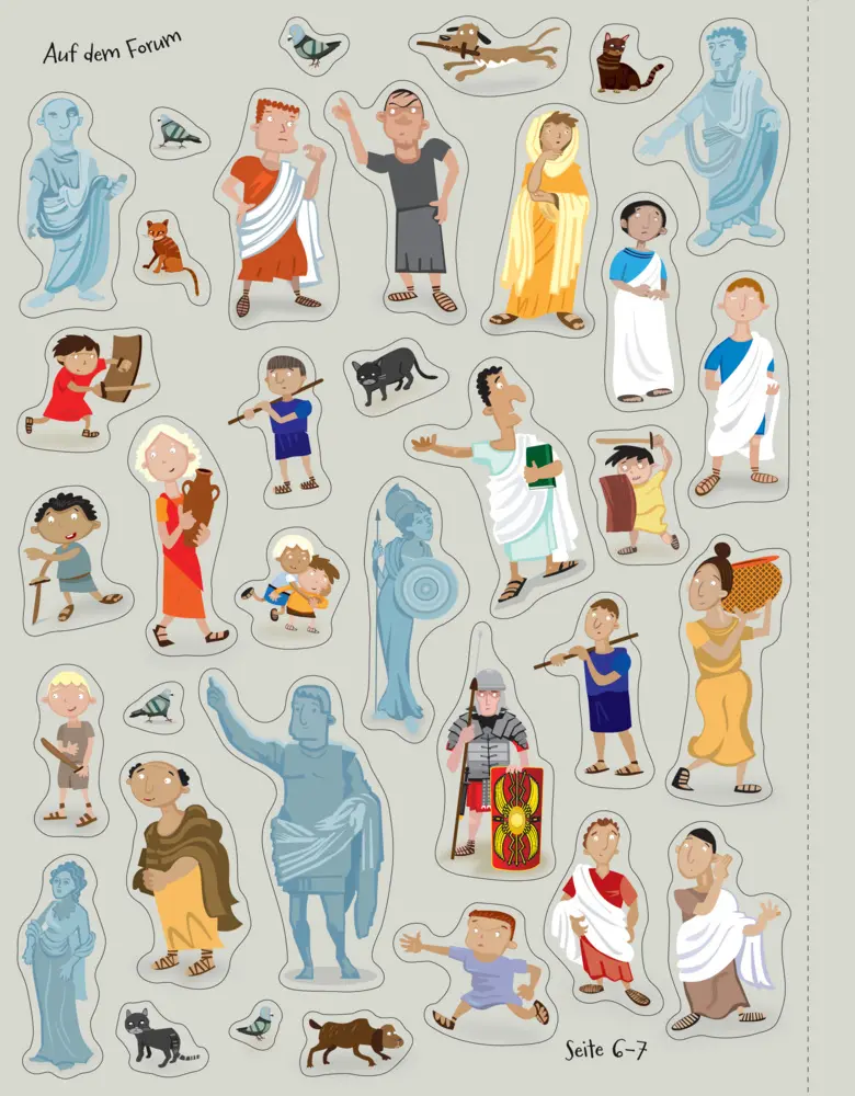 Bild: 9781035701551 | Mein Stickerbuch: Im alten Rom | Fiona Watt | Taschenbuch | 44 S.