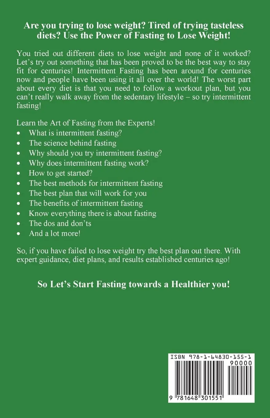 Rückseite: 9781648301551 | Intermittent Fasting Diet Plan | J. Steele | Taschenbuch | Englisch
