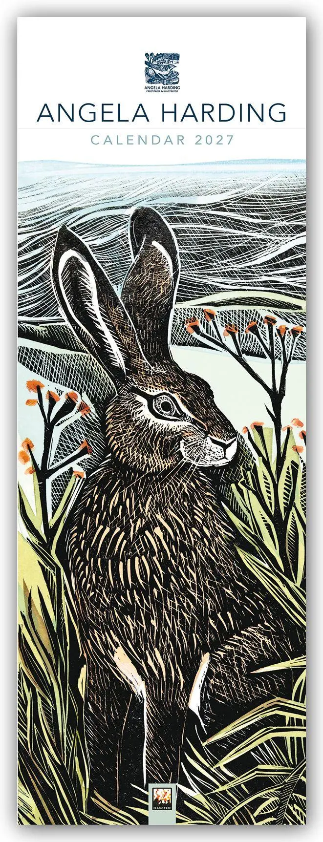 Cover: 9781806941551 | Angela Harding - Slimline-Kalender 2027 - Original Flame Tree...