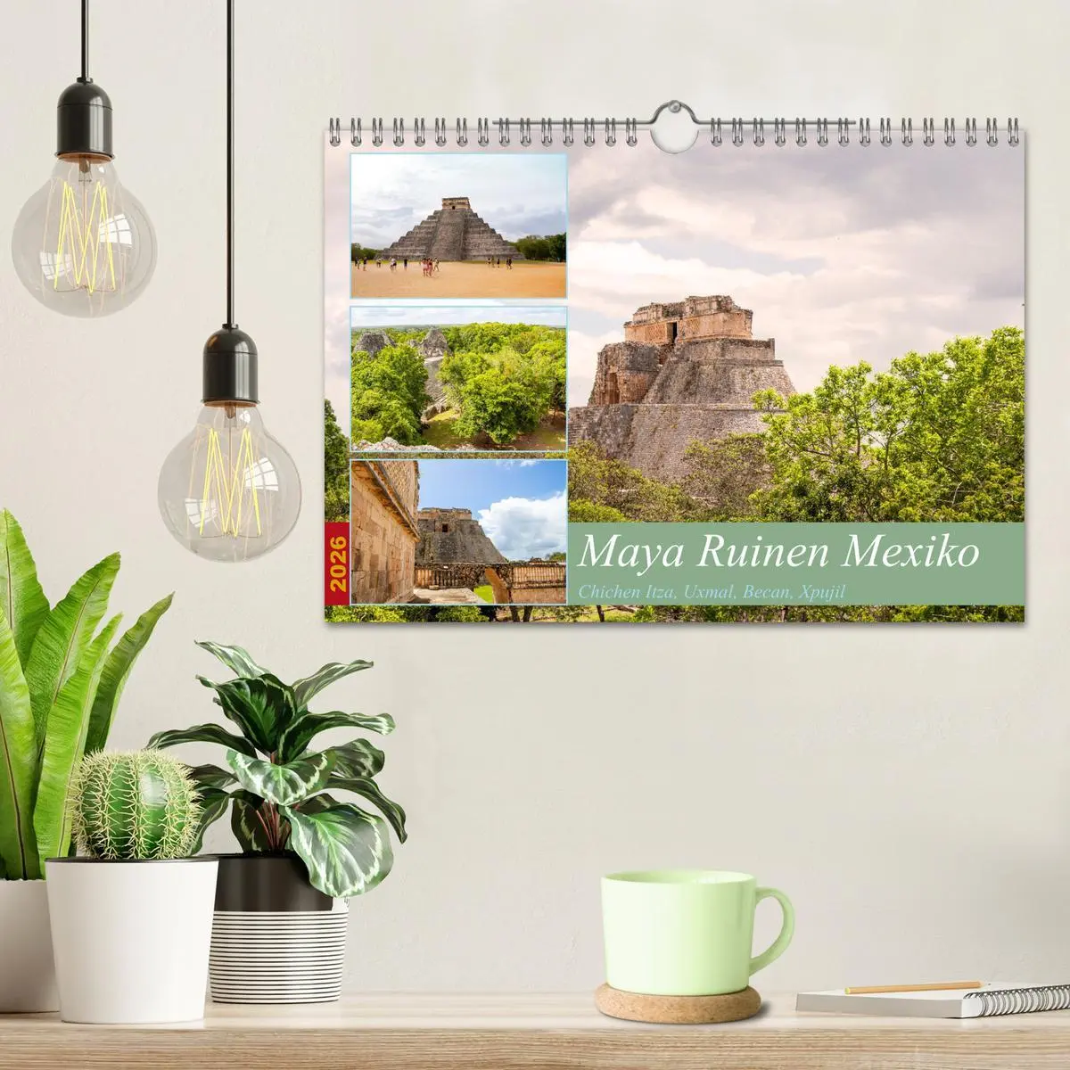 Bild: 9783457581551 | Maya Ruinen Mexiko (Wandkalender 2026 DIN A4 quer), CALVENDO...