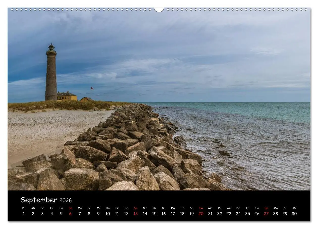 Bild: 9783516121551 | Unterwegs in Dänemark (Wandkalender 2026 DIN A2 quer), CALVENDO...