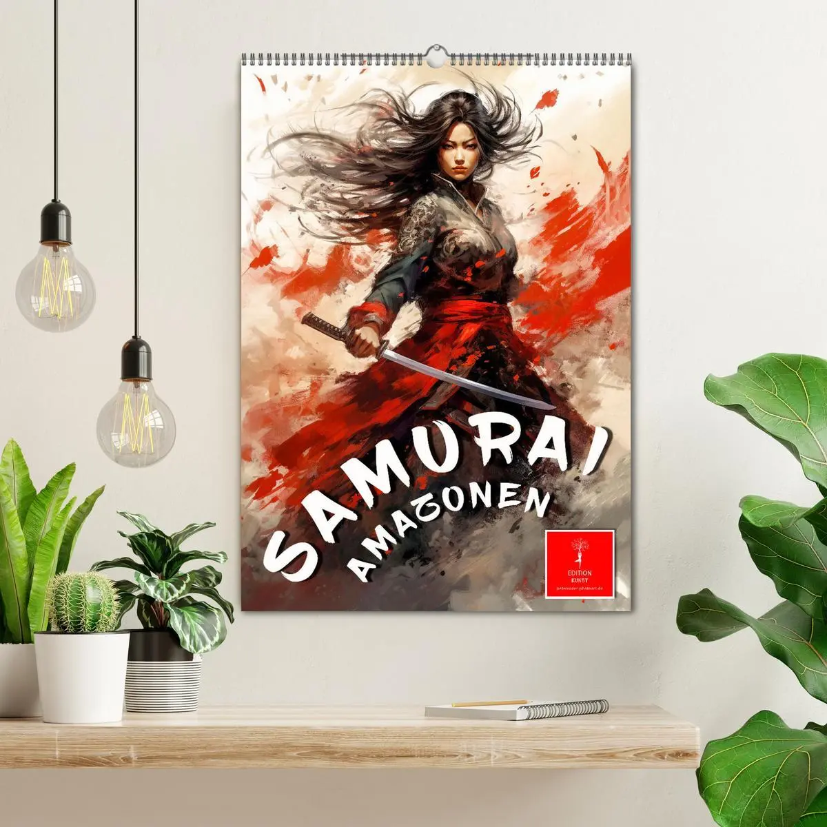 Bild: 9783516291551 | Samurai Amazonen (Wandkalender 2026 DIN A2 hoch), CALVENDO...
