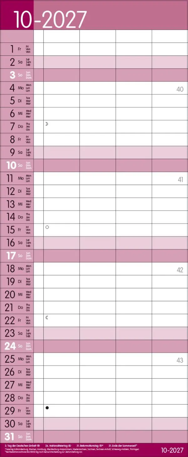 Bild: 9783819301551 | Family Timer Malve 2027 | Verlag Korsch | Kalender | 14 S. | Deutsch