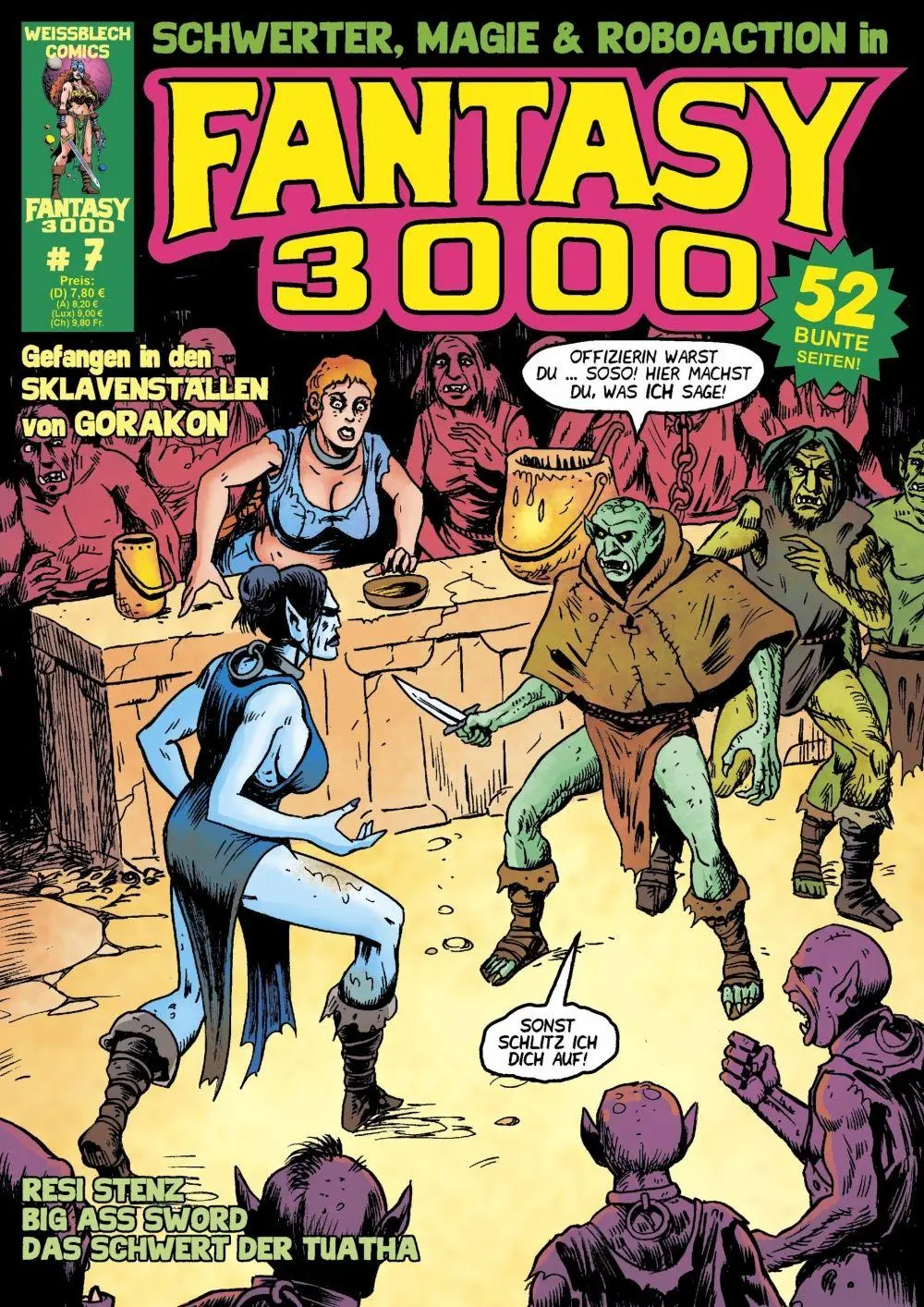 Cover: 9783869591551 | Fantasy 3000 Band 7 | Gefangen in den Sklavenställen | Kurio (u. a.)