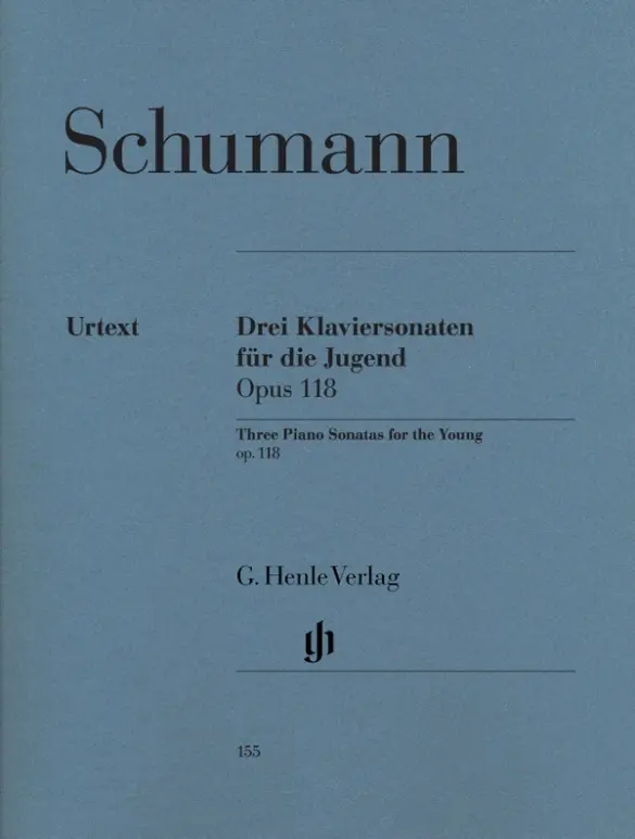 Cover: 9790201801551 | Robert Schumann - Drei Klaviersonaten für die Jugend op. 118 | Buch