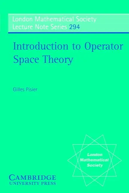 Cover: 9780521811651 | Introduction to Operator Space Theory | Gilles Pisier | Taschenbuch