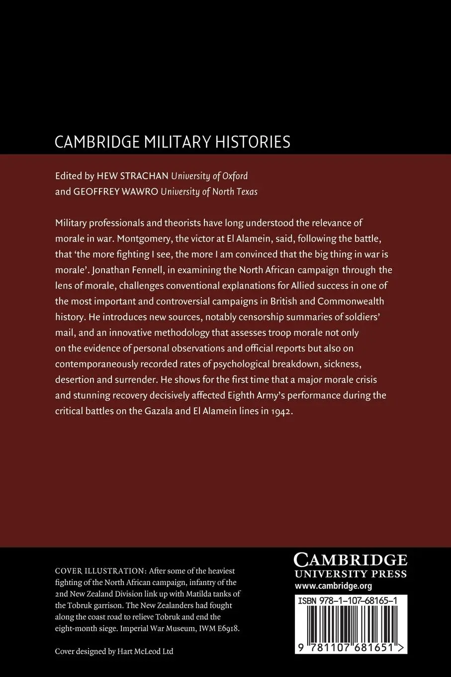 Rückseite: 9781107681651 | Combat and Morale in the North African Campaign | Jonathan Fennell