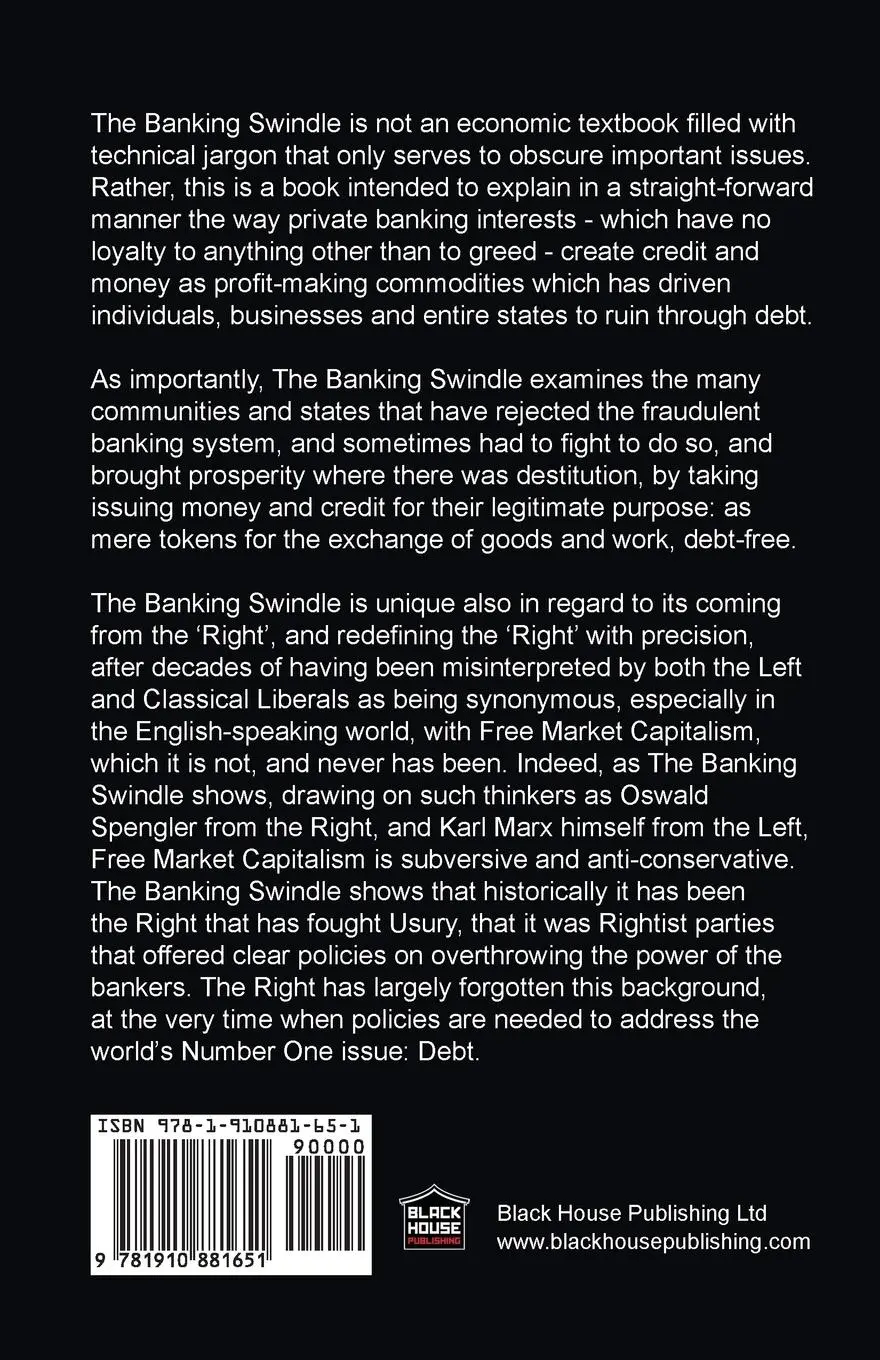 Rückseite: 9781910881651 | The Banking Swindle | Money Creation and the State | Kerry Bolton