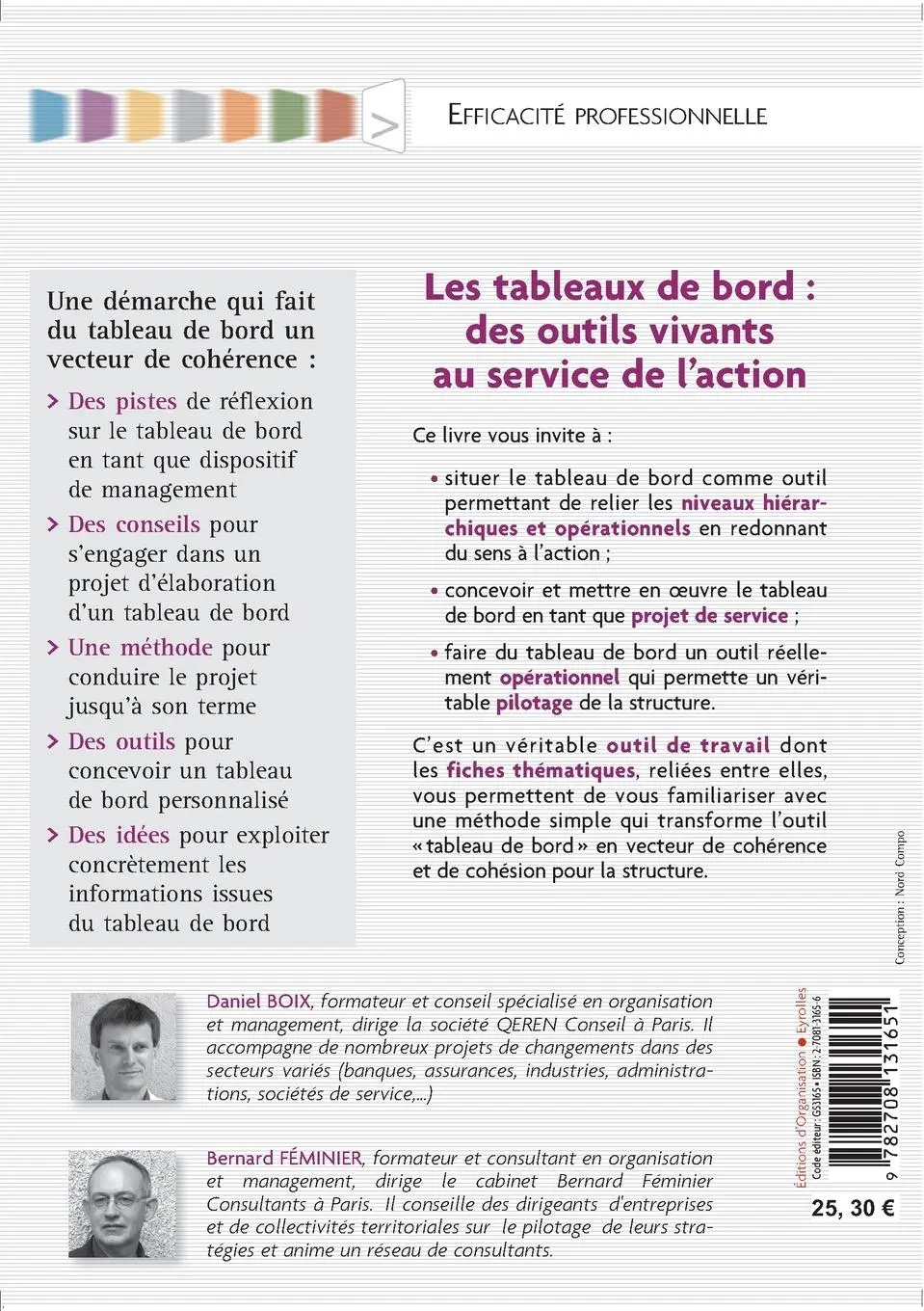 Rückseite: 9782708131651 | Le tableau de bord facile | Daniel Boix (u. a.) | Taschenbuch | 2004
