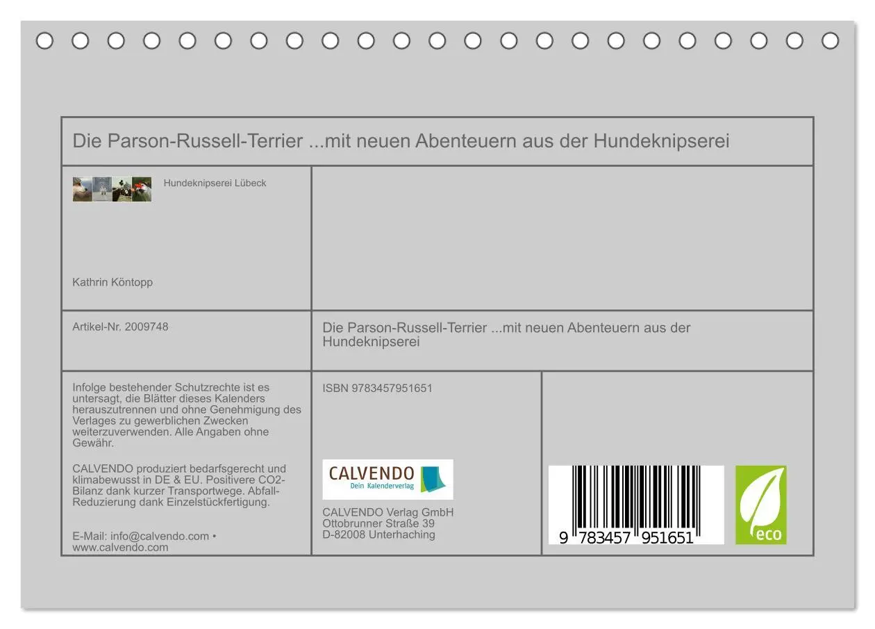 Bild: 9783457951651 | Die Parson-Russell-Terrier ...mit neuen Abenteuern aus der...