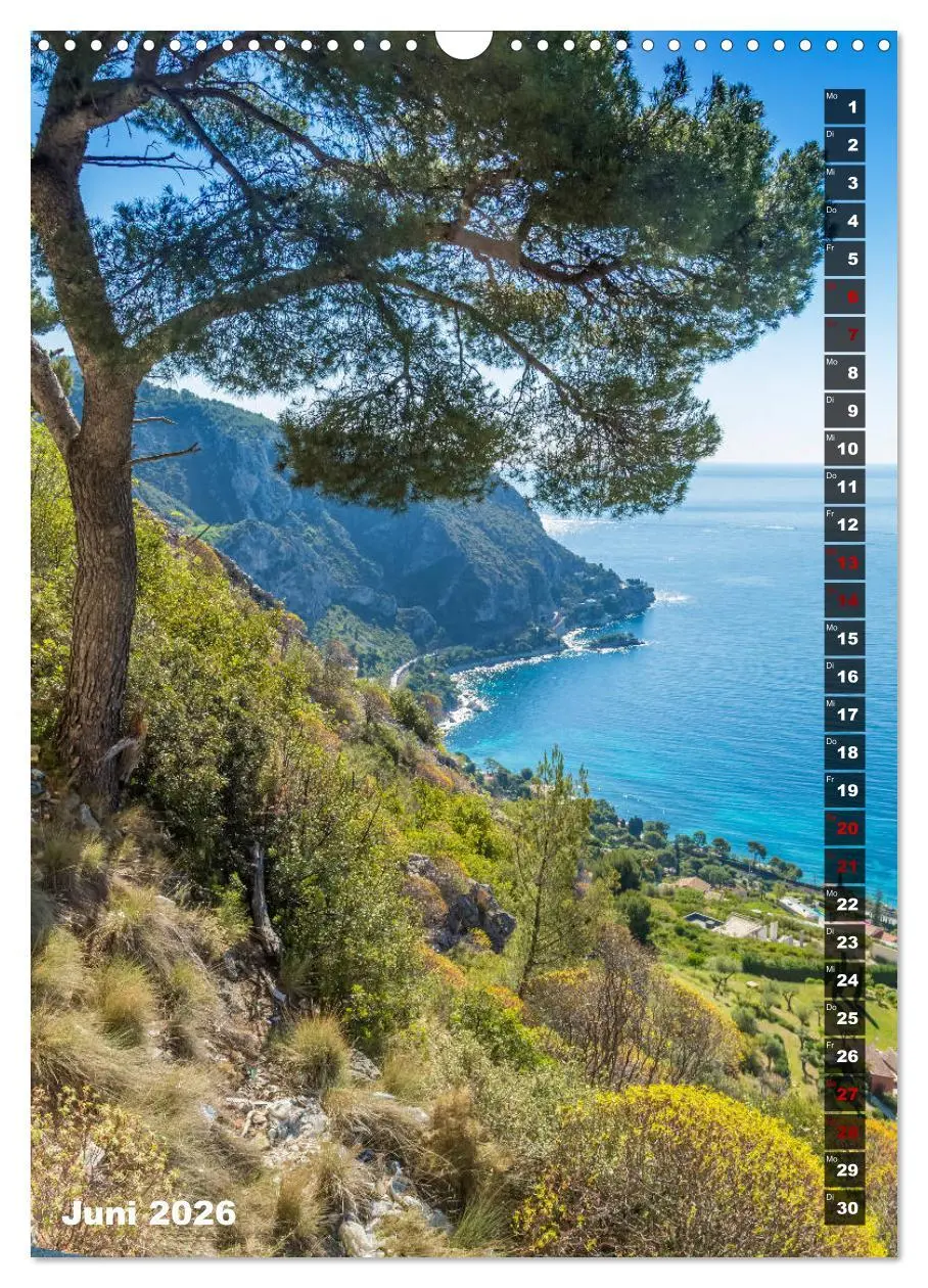 Bild: 9783516421651 | CÔTE D'AZUR Idyllische Orte (Wandkalender 2026 DIN A3 hoch),...
