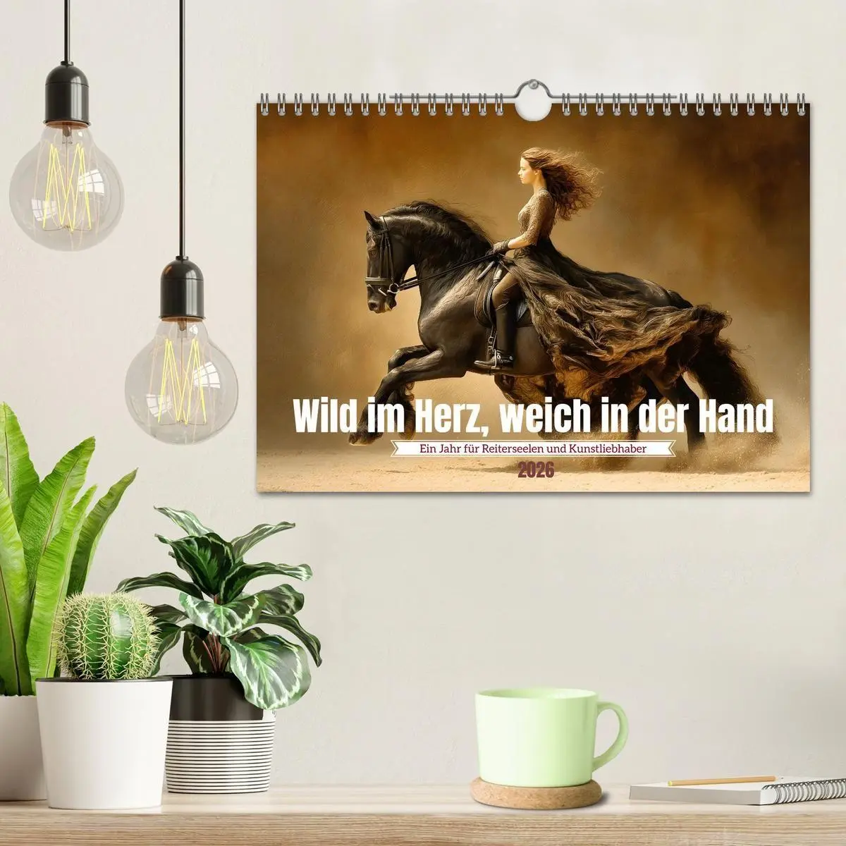 Bild: 9783516661651 | Wild im Herz, weich in der Hand (Wandkalender 2026 DIN A4 quer),...