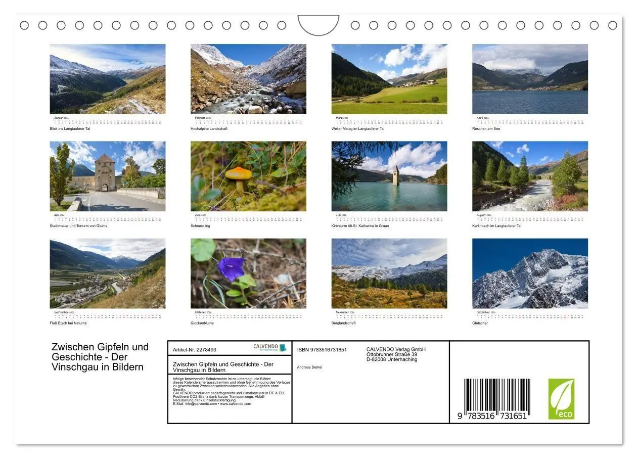 Bild: 9783516731651 | Zwischen Gipfeln und Geschichte - Der Vinschgau in Bildern...