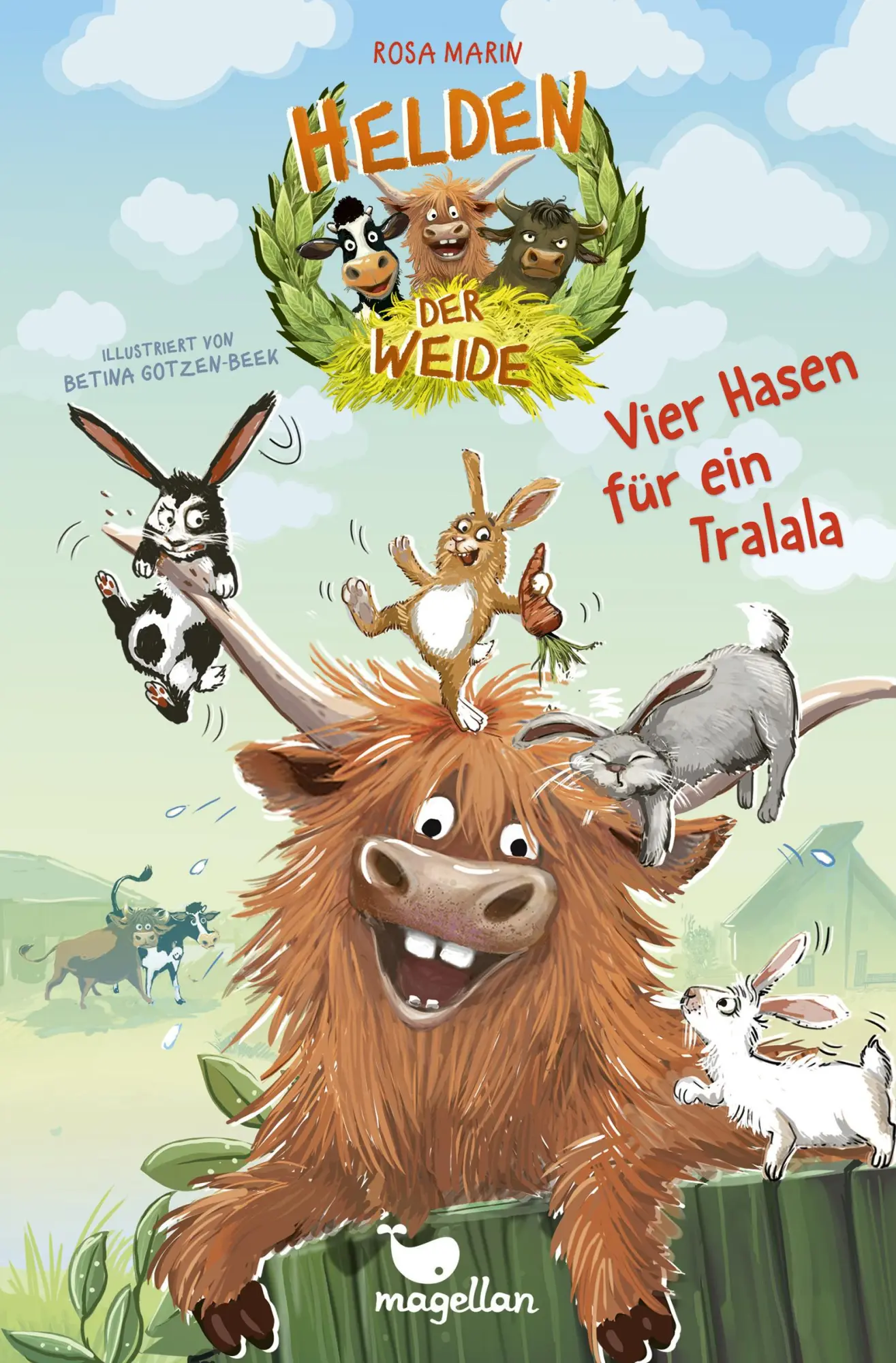 Cover: 9783734841651 | Helden der Weide - Vier Hasen für ein Tralala | Rosa Marin | Buch