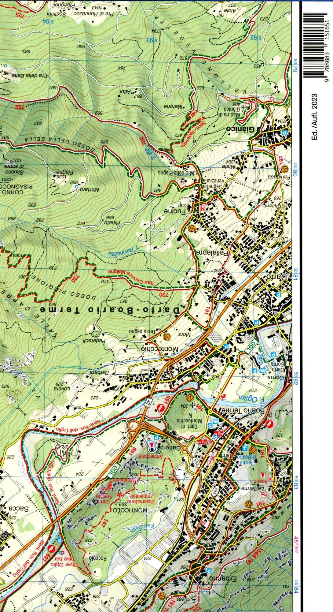 Bild: 9788883151651 | 81 Val Camonica Breno - Val Caffaro | 1:25000 | (Land-)Karte | 2023