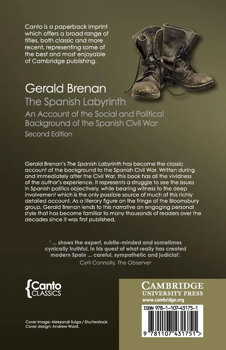 Rückseite: 9781107431751 | The Spanish Labyrinth | Gerald Brenan | Taschenbuch | Englisch | 2018