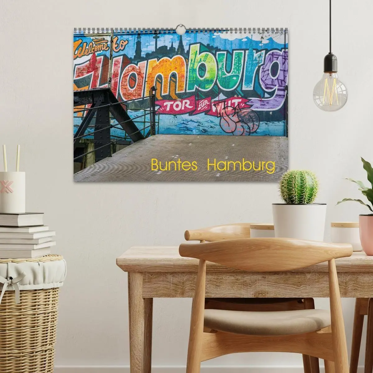 Bild: 9783516721751 | Buntes Hamburg (Wandkalender 2026 DIN A3 quer), CALVENDO...