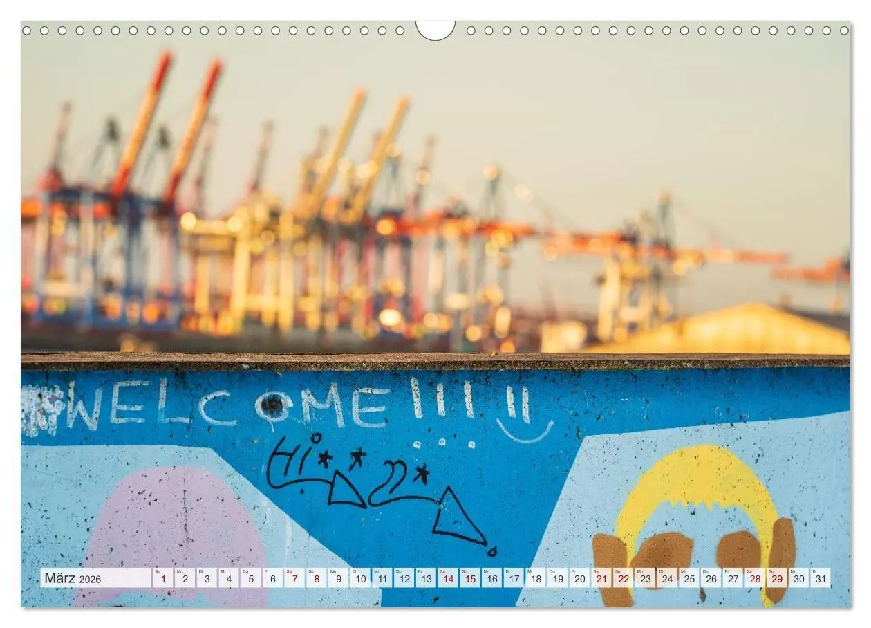 Bild: 9783516721751 | Buntes Hamburg (Wandkalender 2026 DIN A3 quer), CALVENDO...