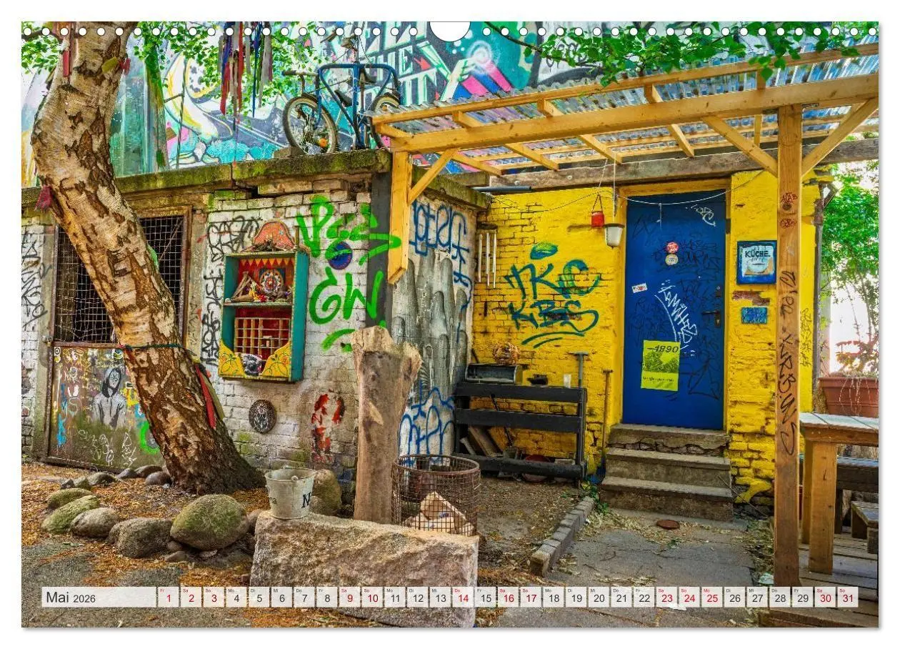 Bild: 9783516721751 | Buntes Hamburg (Wandkalender 2026 DIN A3 quer), CALVENDO...