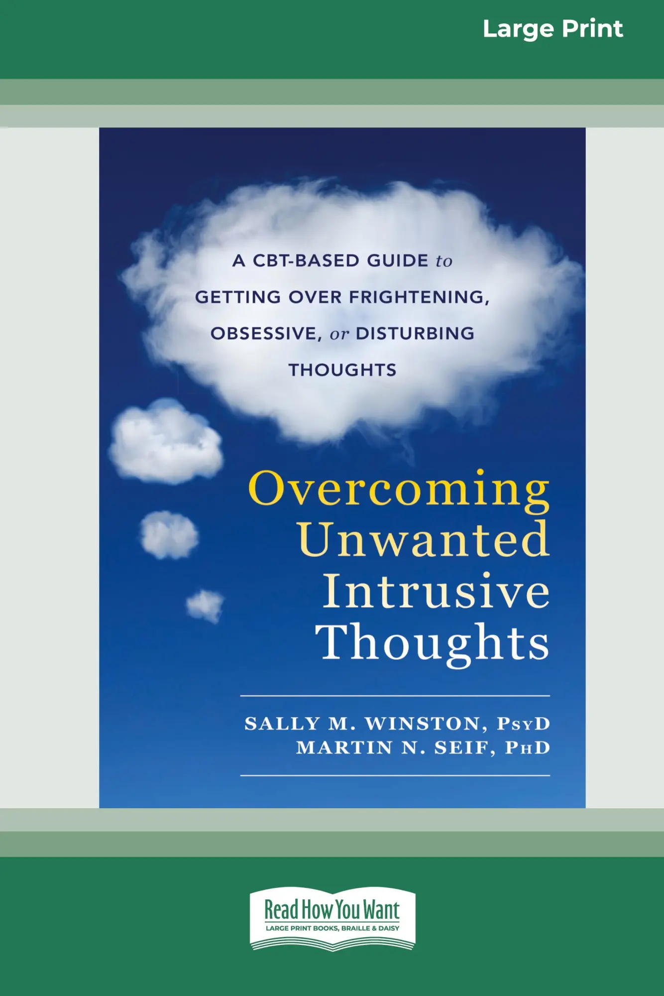 Cover: 9780369361851 | Overcoming Unwanted Intrusive Thoughts (16pt Large Print Edition)
