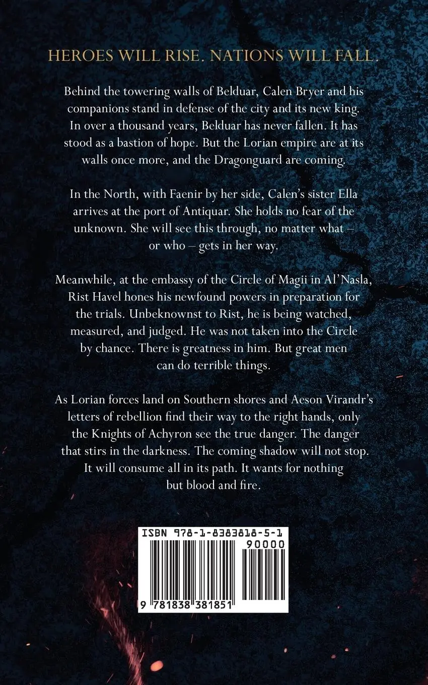 Rückseite: 9781838381851 | Of Darkness and Light | An Epic Fantasy Adventure | Ryan Cahill | Buch