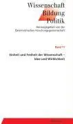 Cover: 9783205781851 | Einheit und Freiheit der Wissenschaft | Idee und Wirklichkeit | Buch