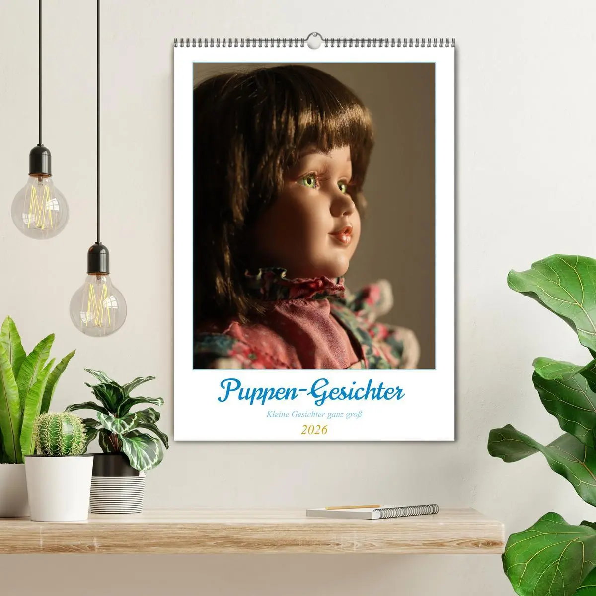 Bild: 9783516331851 | Puppen-Gesichter (Wandkalender 2026 DIN A2 hoch), CALVENDO...