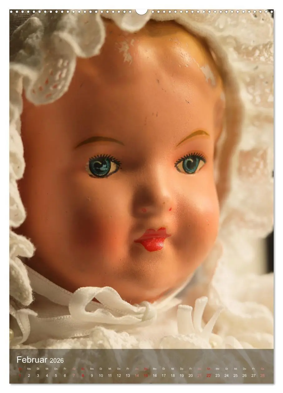 Bild: 9783516331851 | Puppen-Gesichter (Wandkalender 2026 DIN A2 hoch), CALVENDO...