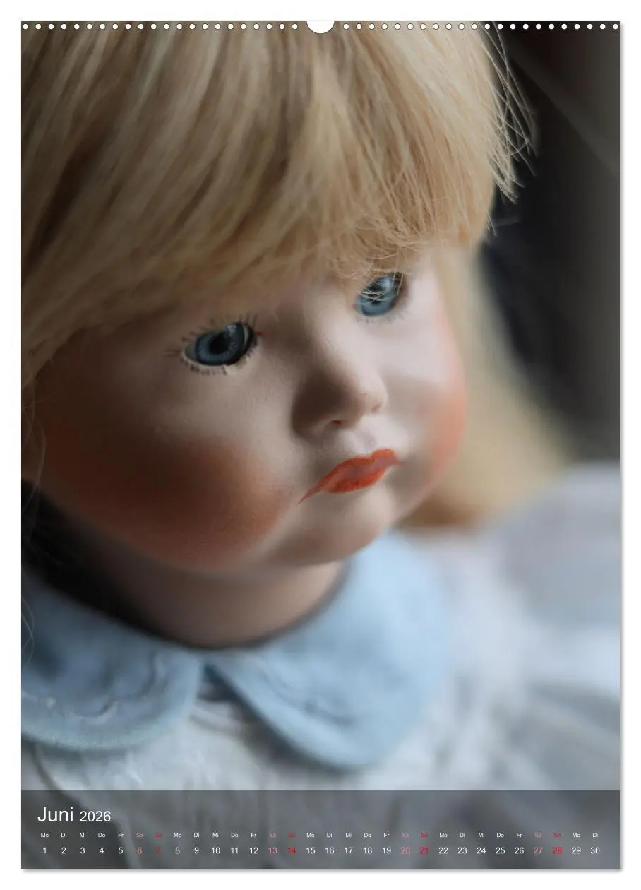 Bild: 9783516331851 | Puppen-Gesichter (Wandkalender 2026 DIN A2 hoch), CALVENDO...