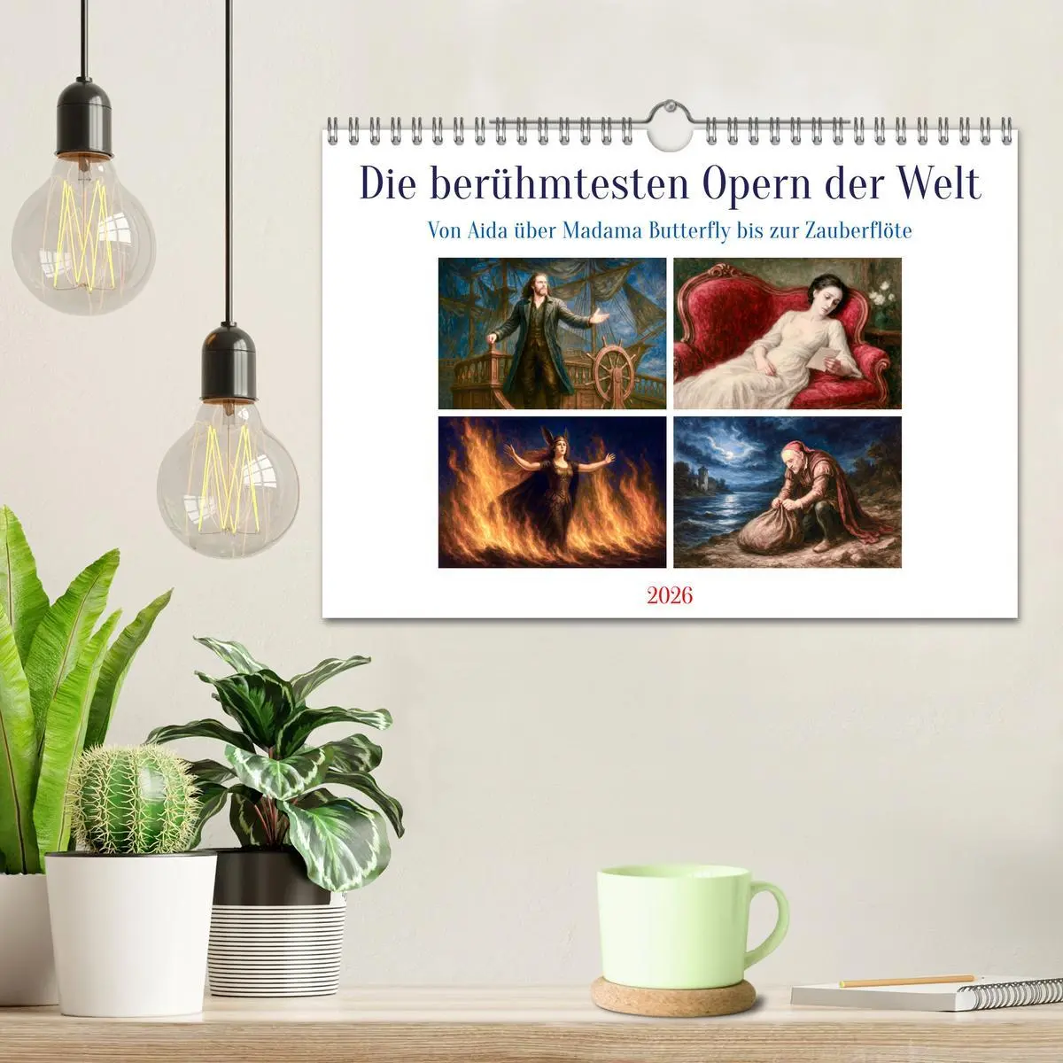 Bild: 9783516641851 | Die berühmtesten Opern der Welt (Wandkalender 2026 DIN A4 quer),...