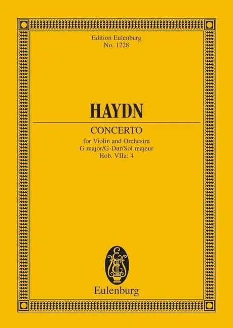 Cover: 9783795761851 | Concerto In G Majorr | Joseph Haydn | Taschenbuch | Studienpartitur