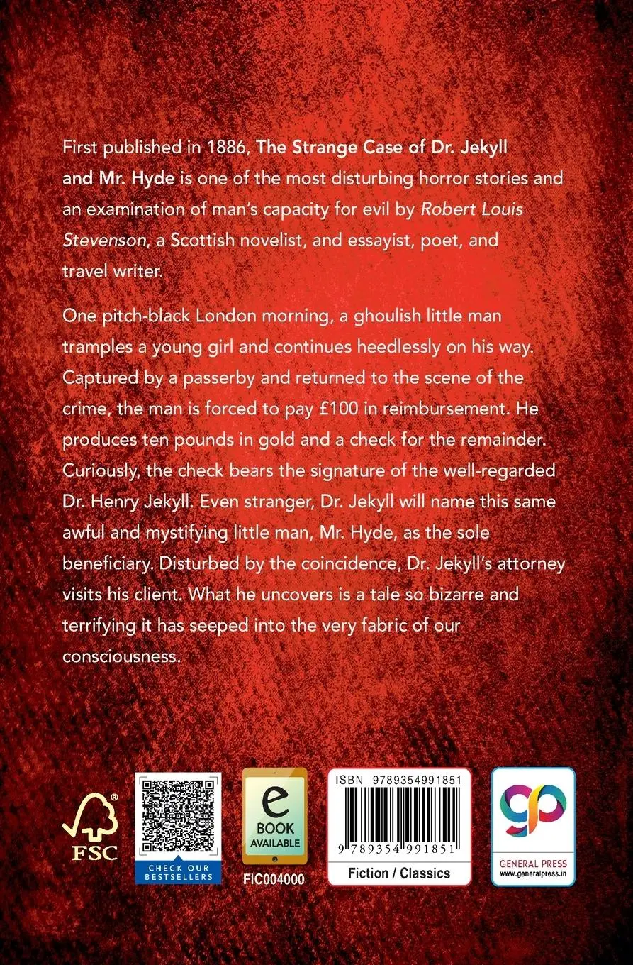 Rückseite: 9789354991851 | The Strange Case of Dr Jekyll and Mr Hyde | Robert Louis Stevenson