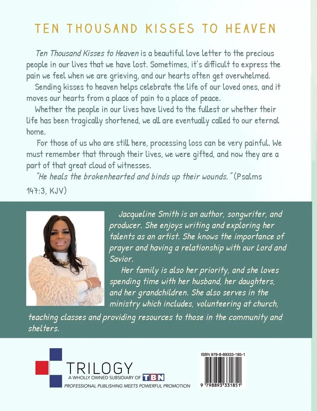 Rückseite: 9798893331851 | Ten Thousand Kisses to Heaven | Jacqueline Smith | Taschenbuch | 2024