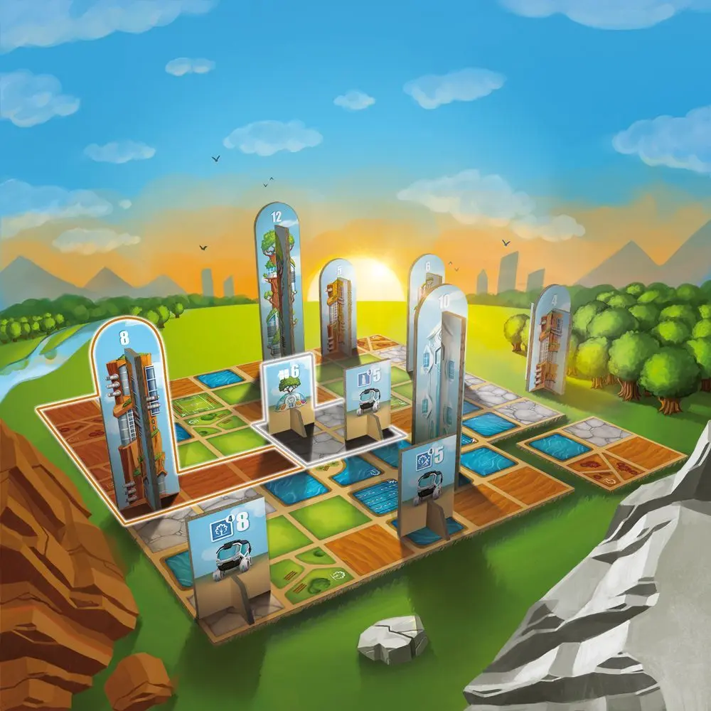 Bild: 4018928551951 | Neoville (Spiel) | Spiel | 55195 | Deutsch | 2023 | HCM Kinzel