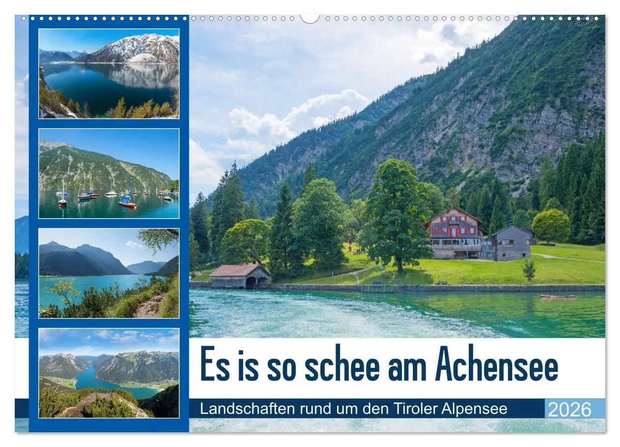 Cover: 9783457781951 | Es is so schee am Achensee 2026 (Wandkalender 2026 DIN A2 quer),...