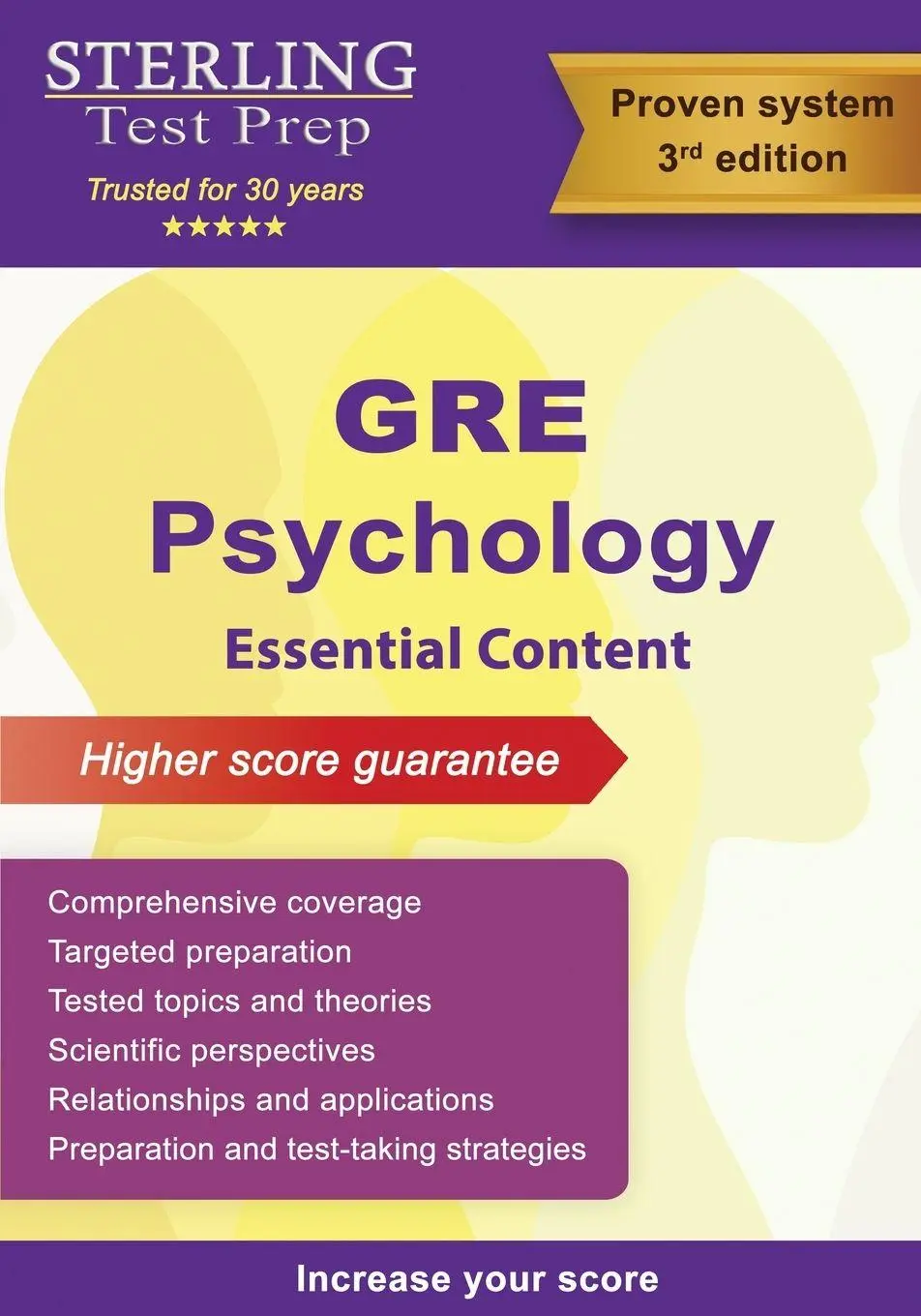 Cover: 9798885571951 | GRE Psychology | Comprehensive Review for GRE Psychology Subject Test