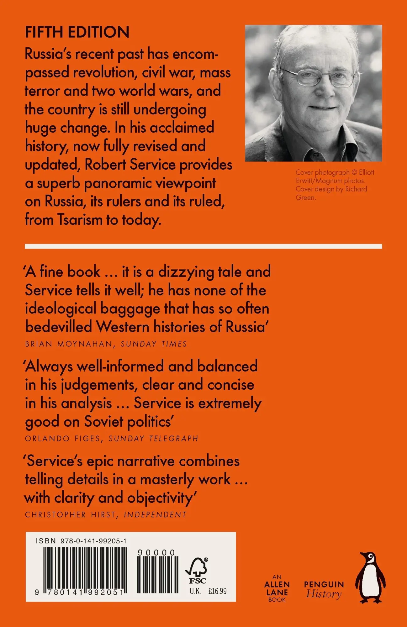 Cover: 9780141992051 | The Penguin History of Modern Russia | Robert Service | Taschenbuch