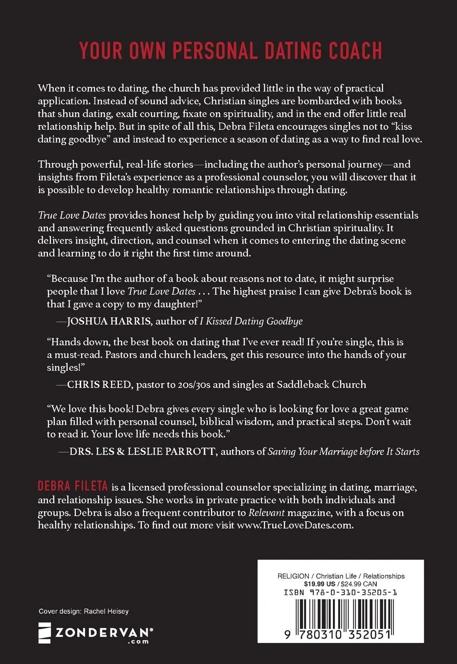 Rückseite: 9780310352051 | True Love Dates | Debra K Fileta | Taschenbuch | Englisch | 2018