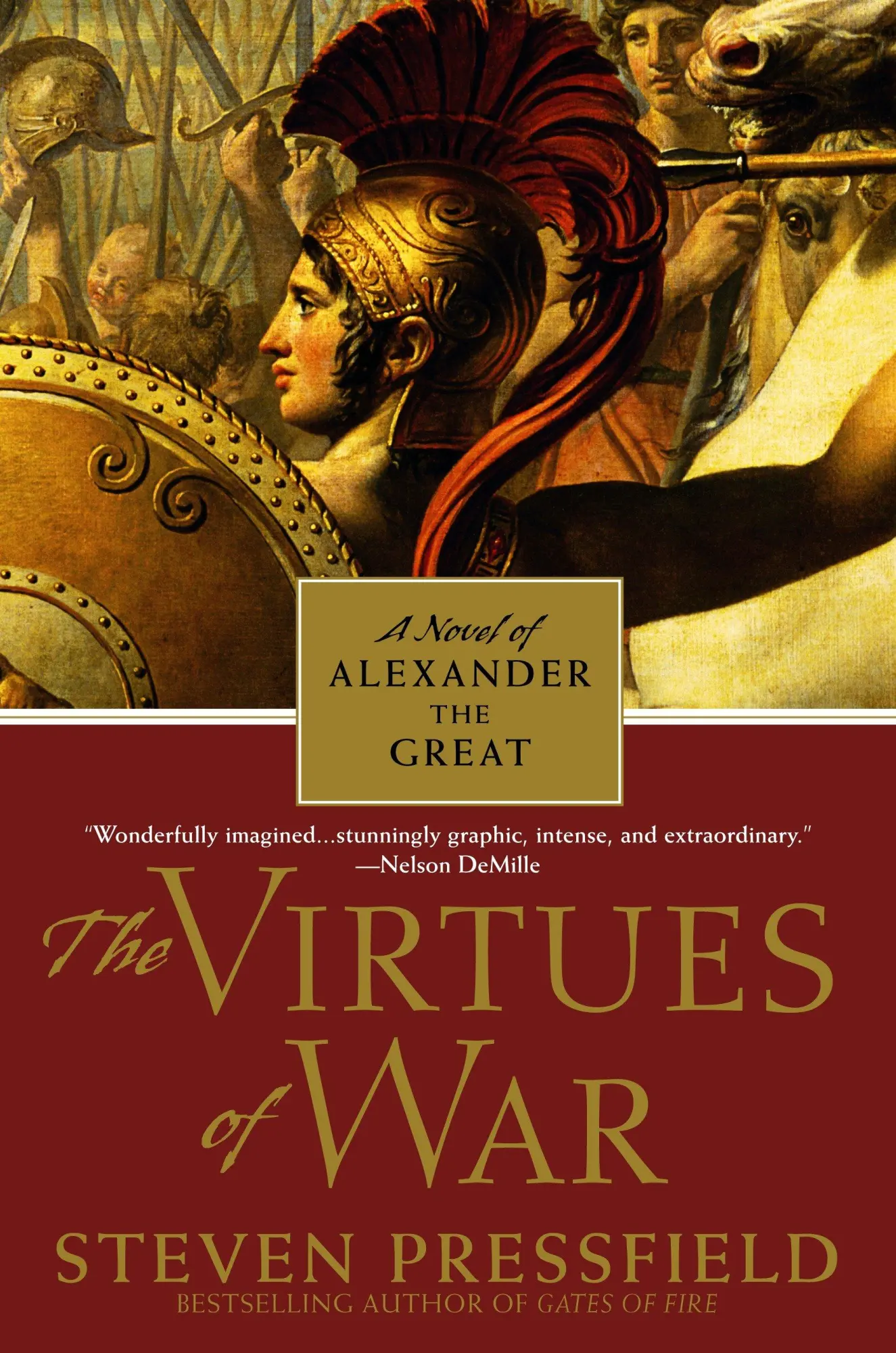 Cover: 9780553382051 | The Virtues of War | A Novel of Alexander the Great | Pressfield