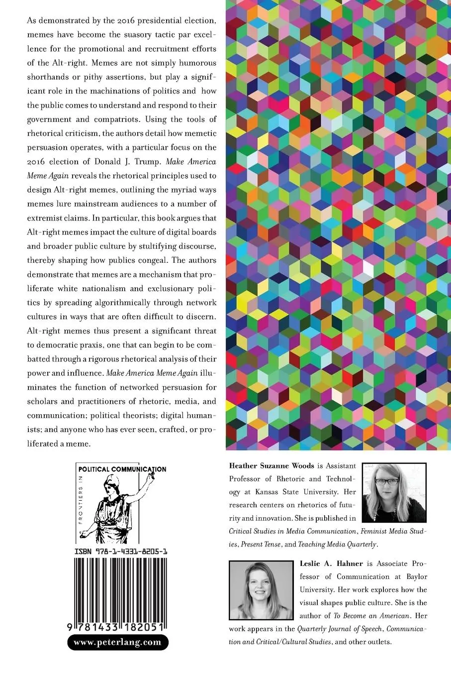 Rückseite: 9781433182051 | Make America Meme Again | The Rhetoric of the Alt-Right | Taschenbuch
