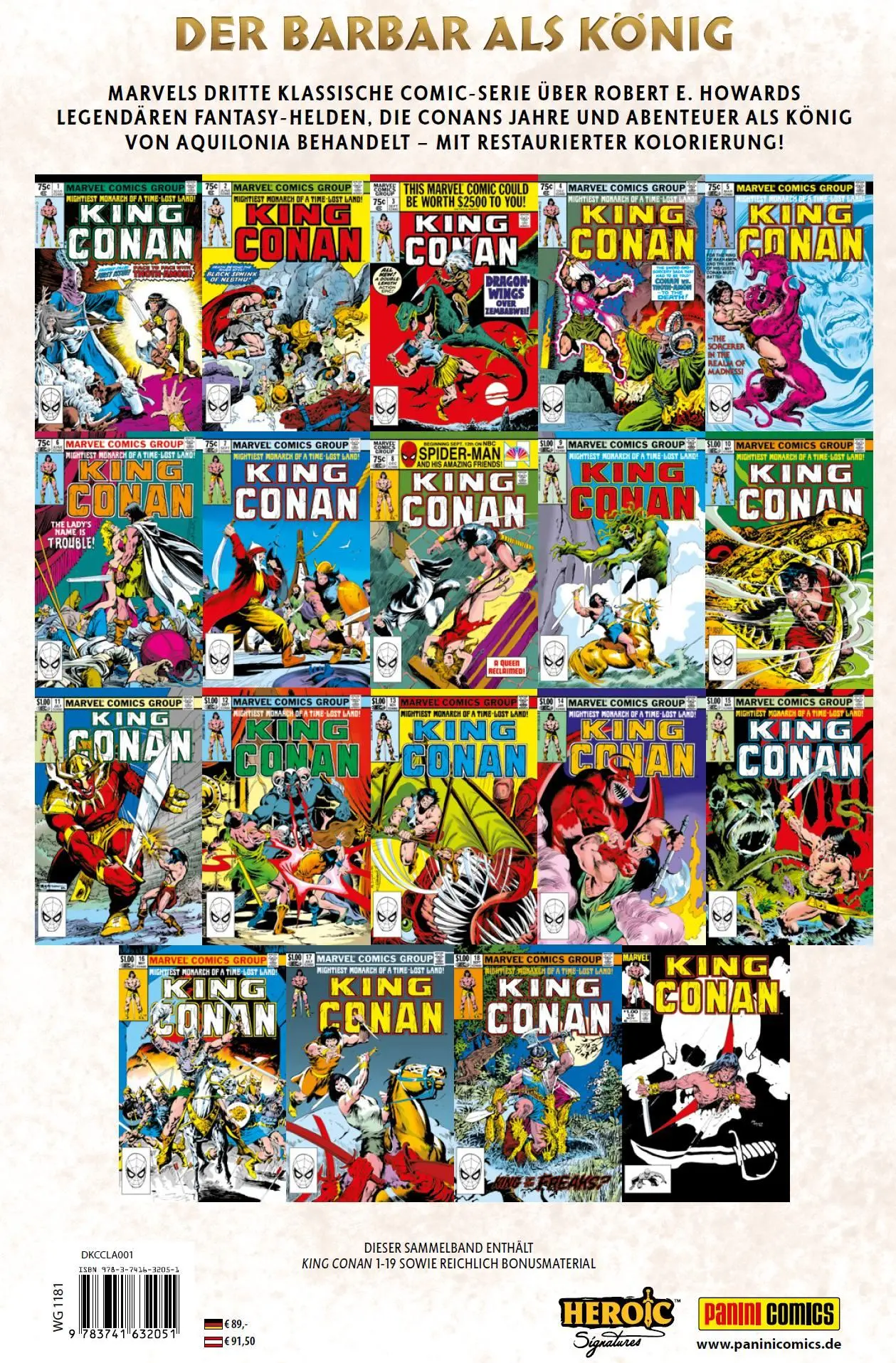 Rückseite: 9783741632051 | König Conan Classic Collection | Roy Thomas (u. a.) | Buch | 780 S.