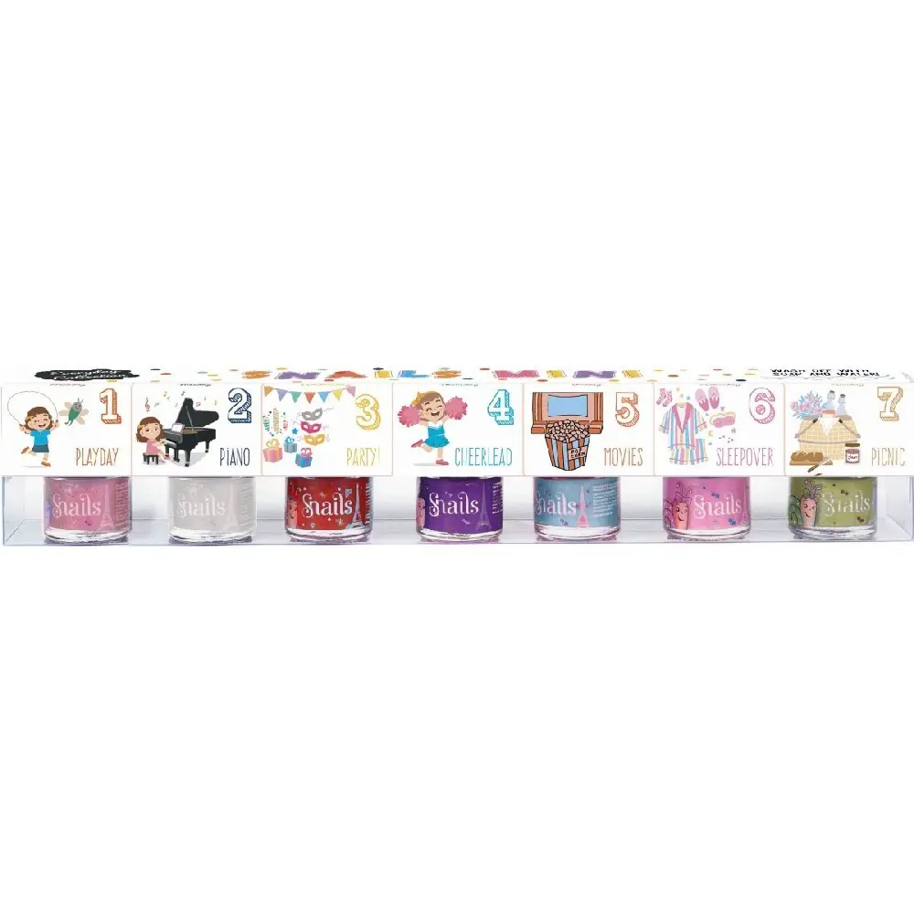 Cover: 5200384502151 | Snails Geschenkset Nagellack Mini 7x7ml (MQ2) | In Schachtel | 512151