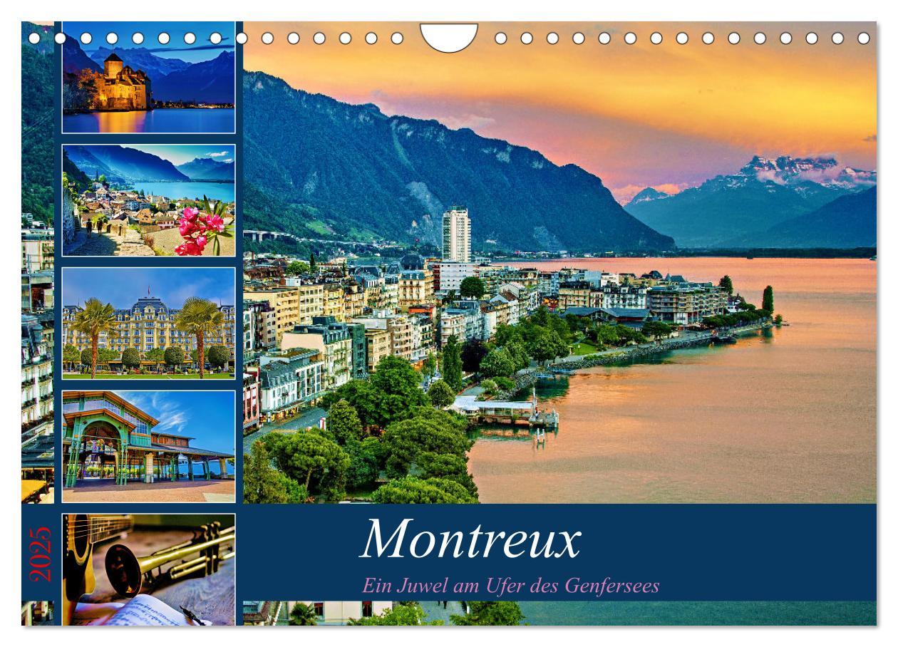 Cover: 9783383792151 | Montreux - ein Juwel am Ufer des Genfersees (Wandkalender 2025 DIN...