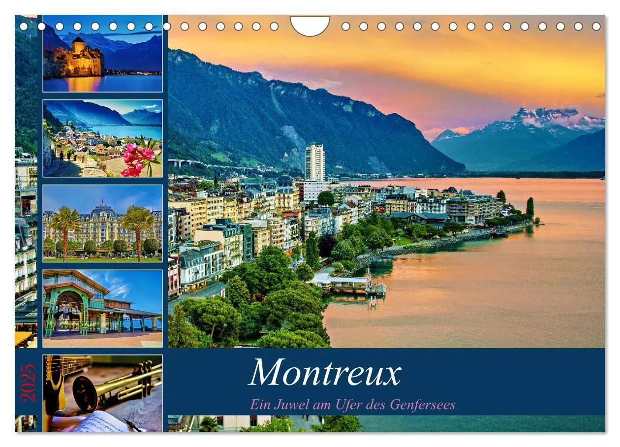 Cover: 9783383792151 | Montreux - ein Juwel am Ufer des Genfersees (Wandkalender 2025 DIN...