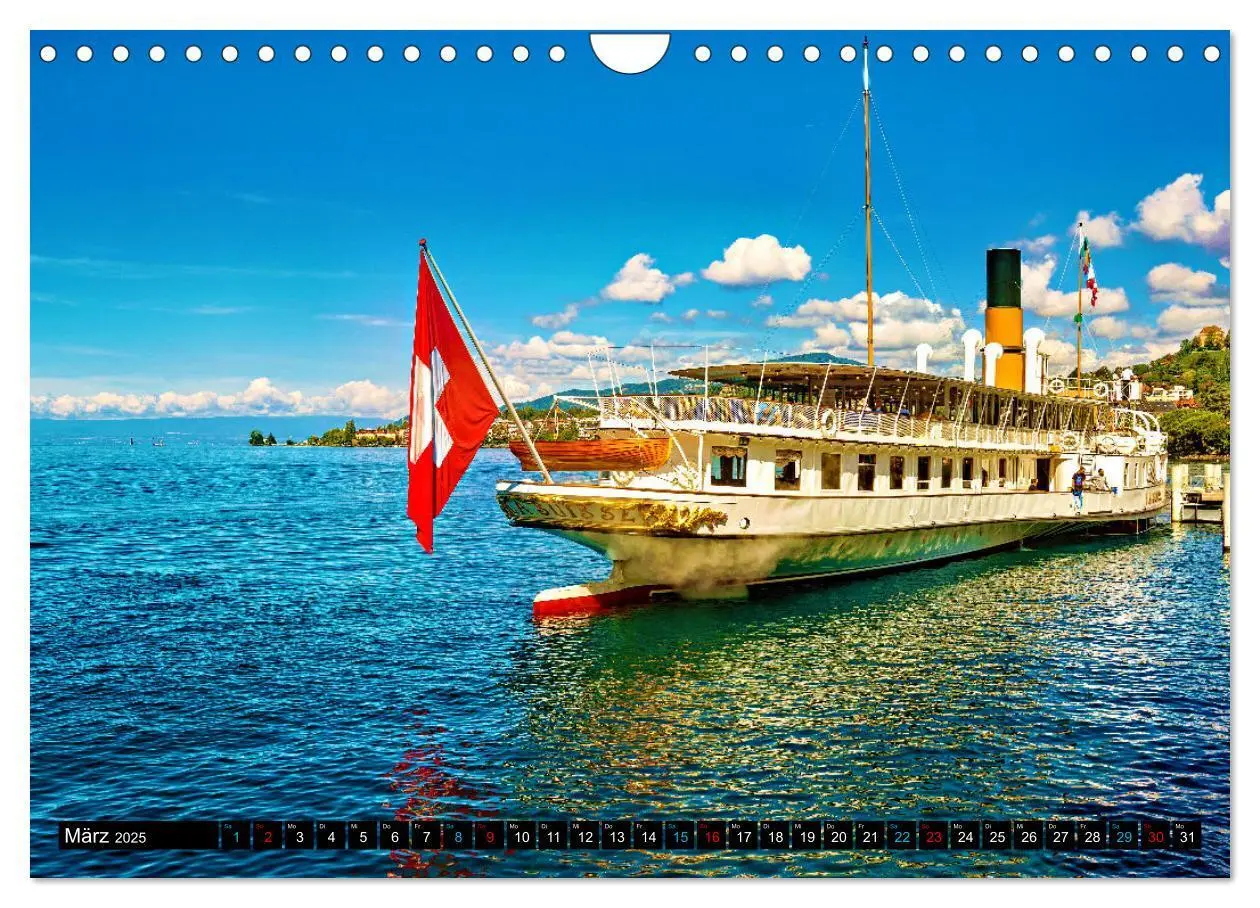 Bild: 9783383792151 | Montreux - ein Juwel am Ufer des Genfersees (Wandkalender 2025 DIN...